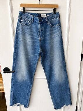 Ag Adriano Goldschmied Billie Low-Slung Vintage Straight-Leg Jeans